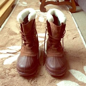 Sorel men’s caribou wool waterproof boots